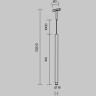 Трековый светильник MAYTONI SKIM LEVITY TR191-1-3W2,7K-M-B