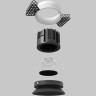 Встраиваемый светильник MAYTONI ROUND DL058-12W2,7K-TRS-B